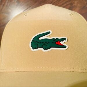 🆕 Tan Snap Back Lacoste hat (Adult)